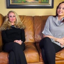 Casting couch amateurs go lesbian in dual interview