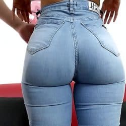 HOLY SH*T! She can have THAT ASS in Tight Jeans! Uffff