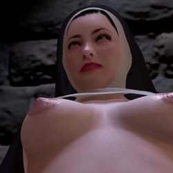 Nun has a night of prayer and lust.
